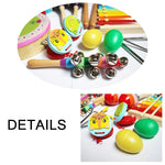Set percussione Orff in legno per bambini 14 pezzi