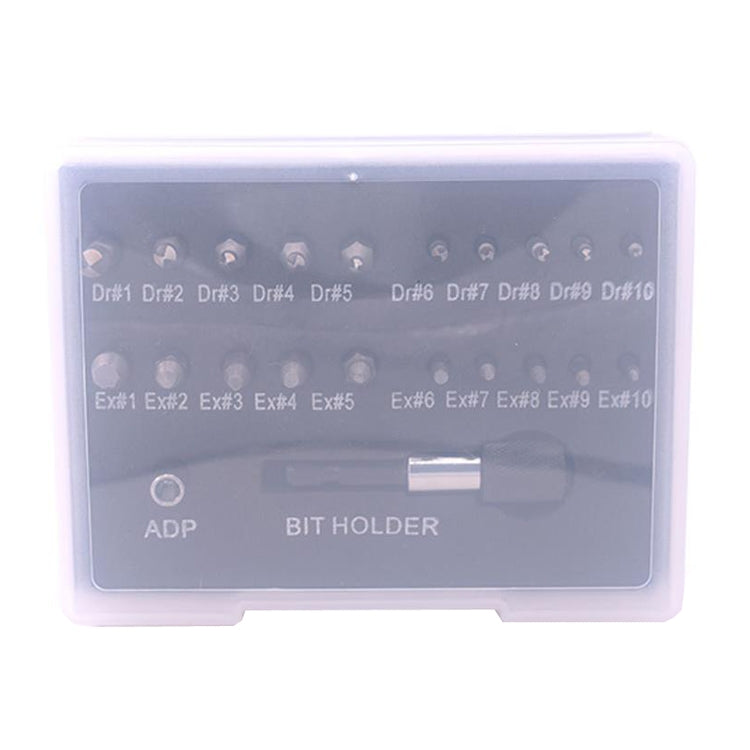 22 PCS / Set Screw Takeout Strumento di rimozione del refrigerante anti-dente in acciaio ad alta velocità, Anti-Tooth Refrigerant Removal Tool