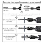 22 PCS / Set Screw Takeout Strumento di rimozione del refrigerante anti-dente in acciaio ad alta velocità, Anti-Tooth Refrigerant Removal Tool