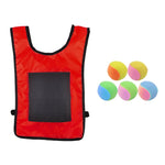 Gilet Dodgeball per bambini con 5 palline colorate