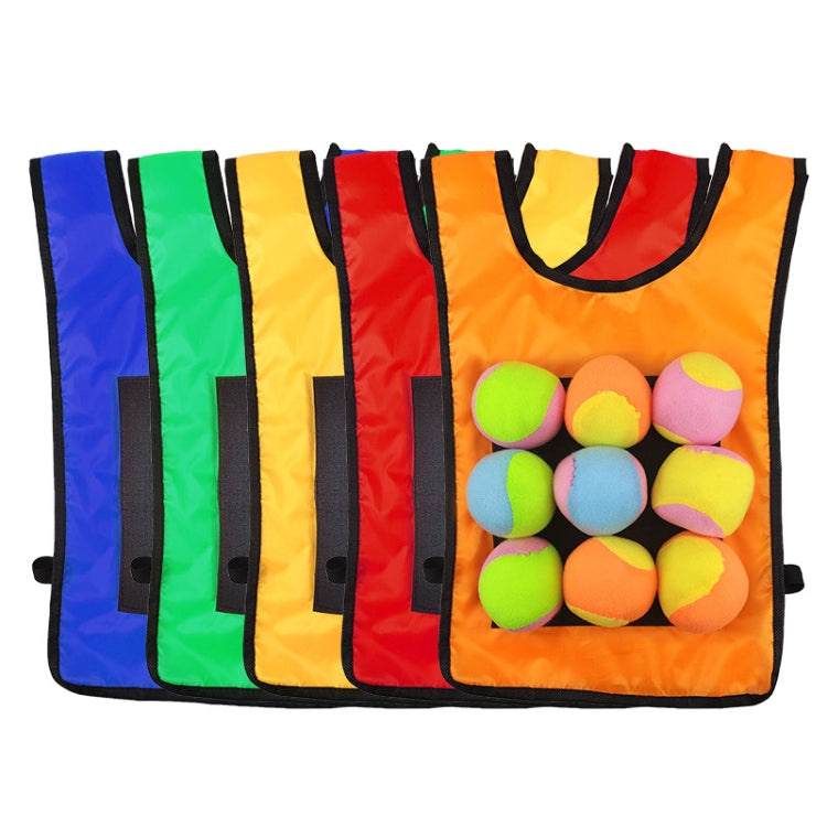 Gilet Dodgeball per bambini con 5 palline colorate