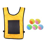 Gilet Dodgeball per bambini con 5 palline colorate