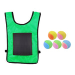 Gilet Dodgeball per bambini con 5 palline colorate