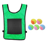 Gilet Dodgeball per bambini con 5 palline colorate