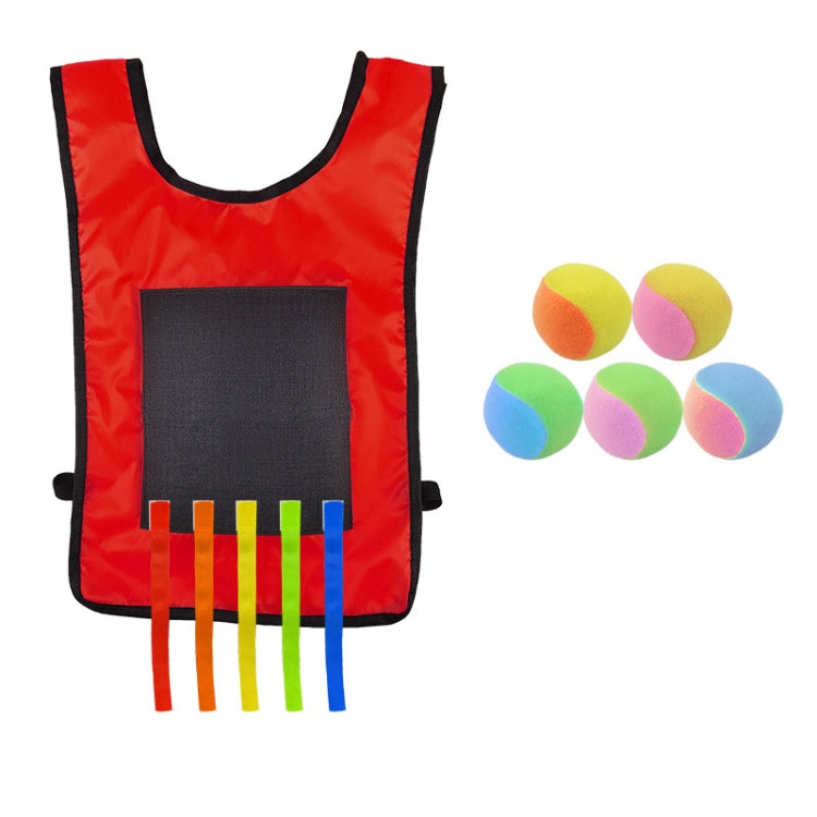 Gilet Dodgeball per bambini con 5 palline colorate