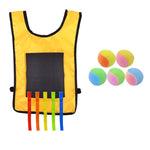 Gilet Dodgeball per bambini con 5 palline colorate