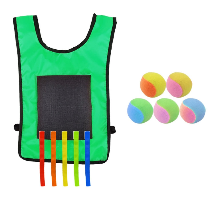 Gilet Dodgeball per bambini con 5 palline colorate