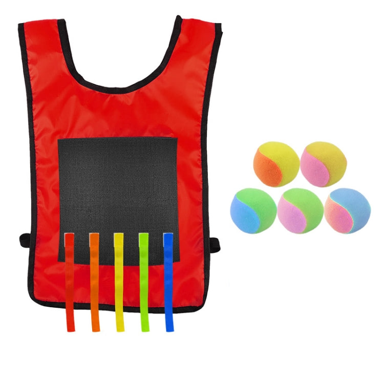 Gilet Dodgeball per bambini con 5 palline colorate