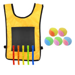 Gilet Dodgeball per bambini con 5 palline colorate