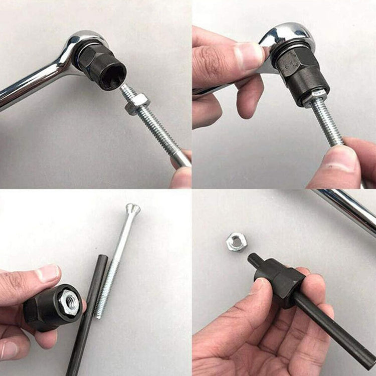 10 PCS / Set Estrattore per dadi Strumento per la rimozione di viti Rompi l'estrattore per bulloni, High, Short