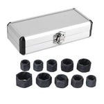10 PCS / Set Estrattore per dadi Strumento per la rimozione di viti Rompi l'estrattore per bulloni, High, Short