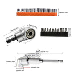 22 PCS / Set Cacciavite ad angolo universale Soft Shaft Hex Handle Batch Combination Tool, 22 PCS / Set Shaft Hex