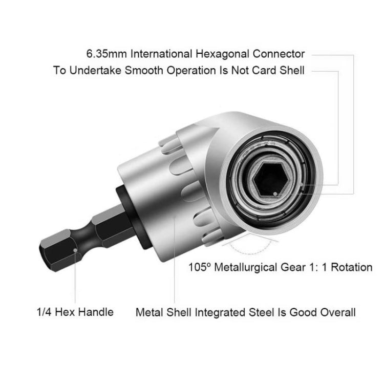 22 PCS / Set Cacciavite ad angolo universale Soft Shaft Hex Handle Batch Combination Tool, 22 PCS / Set Shaft Hex