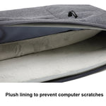 Borsa fodera laptop in poliestere 11.6-15.6 pollici
