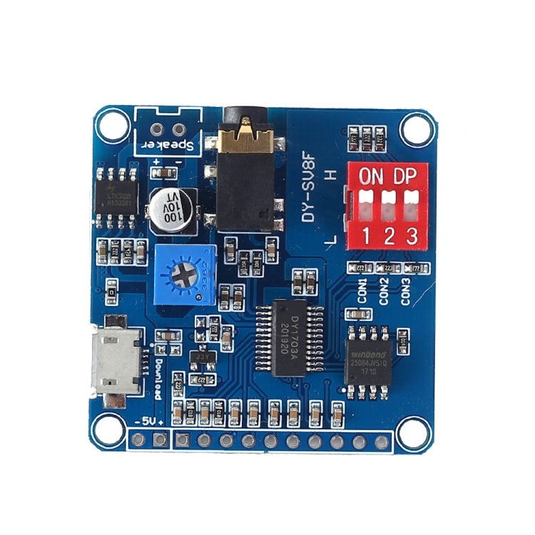 Download USB di controllo della porta seriale del chip del modulo di trasmissione vocale MP3 con scheda di gioco di archiviazione 8M