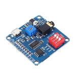 Modulo trasmissione vocale MP3 con memoria 8M e controllo seriale