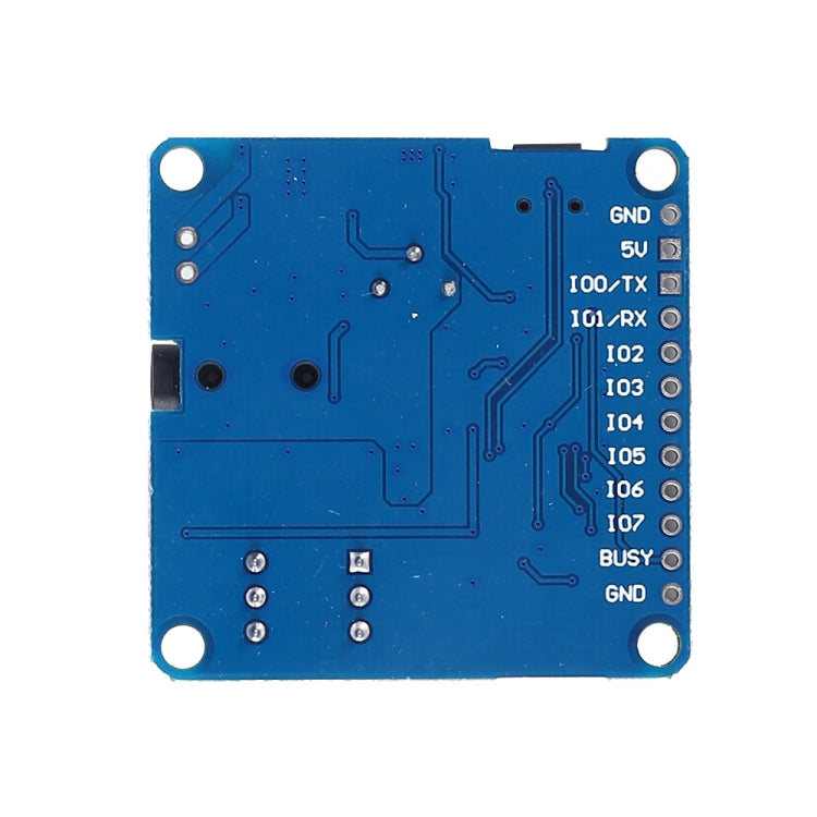 Modulo trasmissione vocale MP3 con memoria 8M e controllo seriale