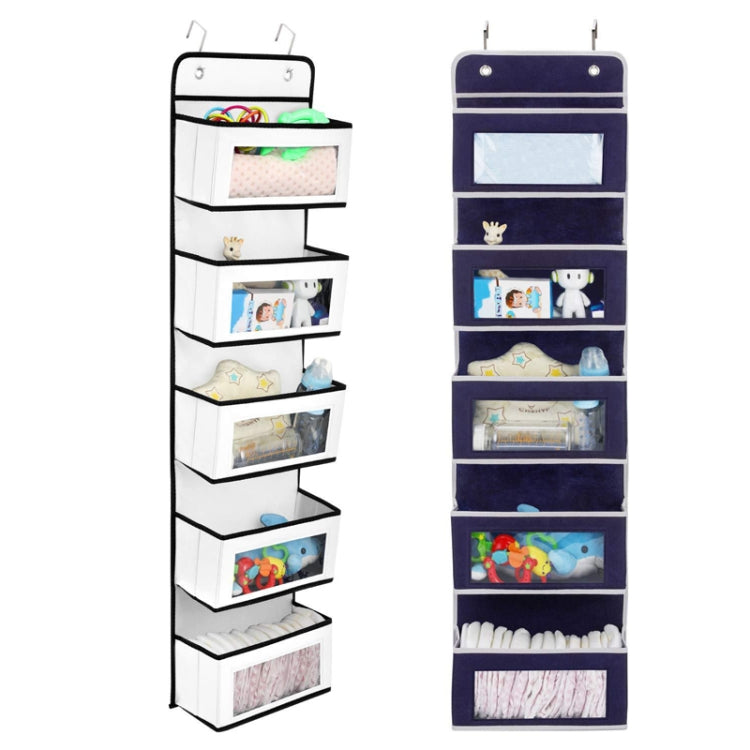 Borsa da appendere per porta posteriore in tessuto non tessuto a cinque strati, Five-Layer Non-Woven White, Five-Layer Non-Woven Blue