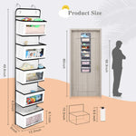Borsa da appendere per porta posteriore in tessuto non tessuto a cinque strati, Five-Layer Non-Woven White, Five-Layer Non-Woven Blue
