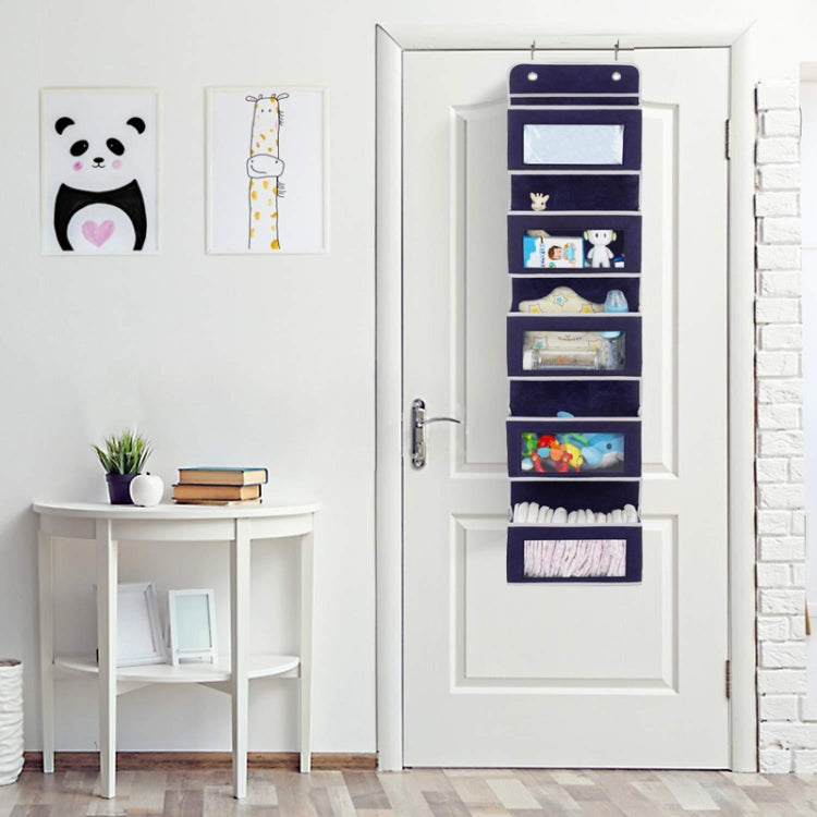 Borsa da appendere per porta posteriore in tessuto non tessuto a cinque strati, Five-Layer Non-Woven White, Five-Layer Non-Woven Blue