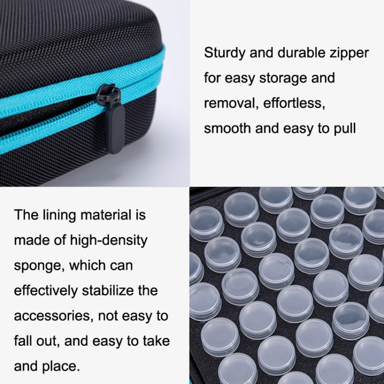 Borsa portaoggetti per set di strumenti per pittura a diamante portatile multifunzionale, stile:, 30 Grid (Purple), 30 Grid (Blue), 30 Grid (Green), 30 Grid (Orange), 30 Grid (Black), 30 Grid (Red), 30 Grid (Pink), 60 Grid (Blue), 60 Grid (Green)      ...