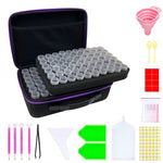 Borsa portaoggetti per set di strumenti per pittura a diamante portatile multifunzionale, stile:, 30 Grid (Purple), 30 Grid (Blue), 30 Grid (Green), 30 Grid (Orange), 30 Grid (Black), 30 Grid (Red), 30 Grid (Pink), 60 Grid (Blue), 60 Grid (Green)      ...