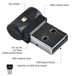 Luce di illuminazione decorata LED della luce dell'atmosfera del USB dell'automobile di 2 PCS, Colorful Adjustable