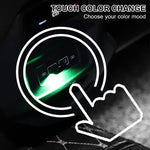 Luce di illuminazione decorata LED della luce dell'atmosfera del USB dell'automobile di 2 PCS, Colorful Adjustable