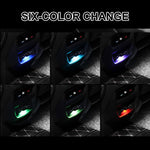 Luce di illuminazione decorata LED della luce dell'atmosfera del USB dell'automobile di 2 PCS, Colorful Adjustable
