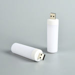 Lampada a fiamma imitazione LED a lume di candela USB da 4 pezzi, 4 PCS Flame Lamp