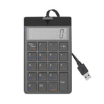Tastiera cablata Sunreed SKB886S 19 tasti con interfaccia USB digitale, lunghezza cavo: 1,5 m, Wired White, Wired Black