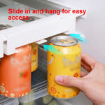Scaffale per appendere lattine di birra per bevande da frigorifero, Hanging Storage Rack