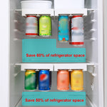 Scaffale per appendere lattine di birra per bevande da frigorifero, Hanging Storage Rack