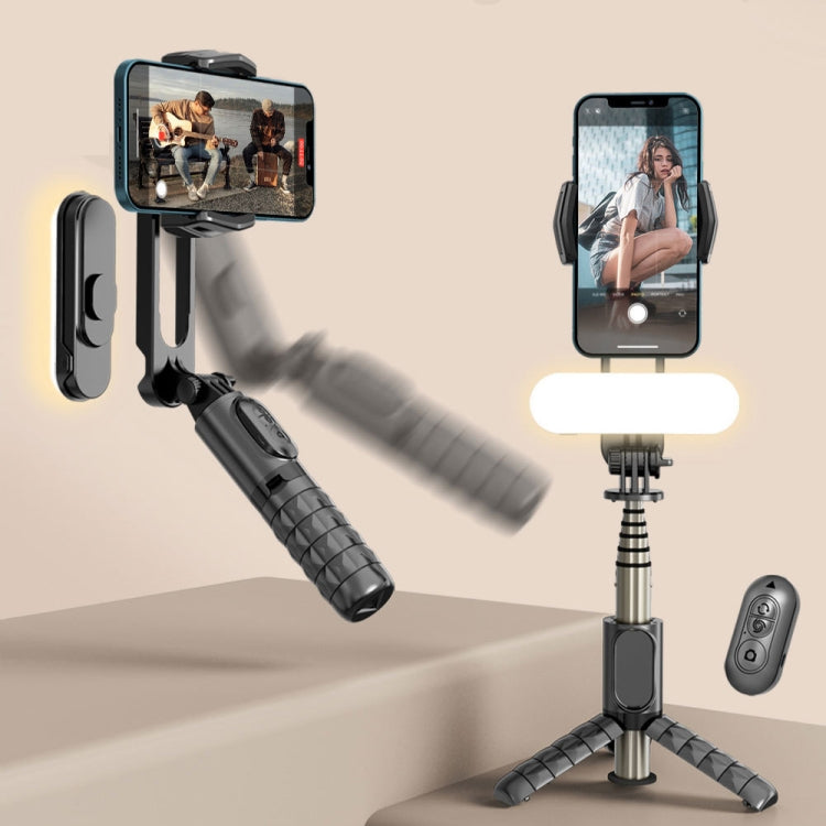 Stabilizzatore portatile per telefono con luce di riempimento rimovibile con APP