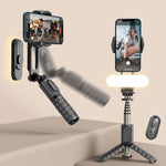 Stabilizzatore portatile smartphone con luce rimovibile
