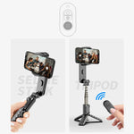 Stabilizzatore portatile smartphone con luce rimovibile
