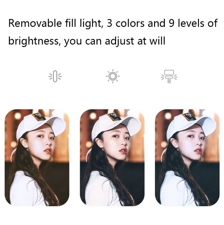 Stabilizzatore portatile smartphone con luce rimovibile