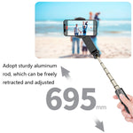 Stabilizzatore portatile smartphone con luce rimovibile