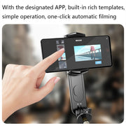Stabilizzatore portatile per smartphone con luce rimovibile
