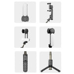 Stabilizzatore portatile smartphone con luce rimovibile