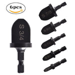 Espansore elettrico con codolo esagonale per alesatore in metallo, 6 PCS / Set