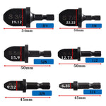 Espansore elettrico con codolo esagonale per alesatore in metallo, 6 PCS / Set
