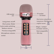 Microfono Bluetooth wireless WS898 con radio FM