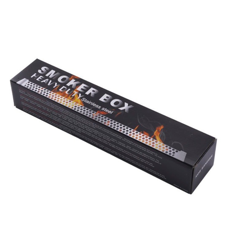 Scatola per barbecue a tubo affumicato in acciaio inossidabile 304 da 12 pollici Scatola per fumo freddo all'aperto, stile:, Only Tube, Tube + Brush + Hook