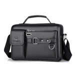 WEIXIER D235 Borsa a tracolla da uomo portatile in pelle PU