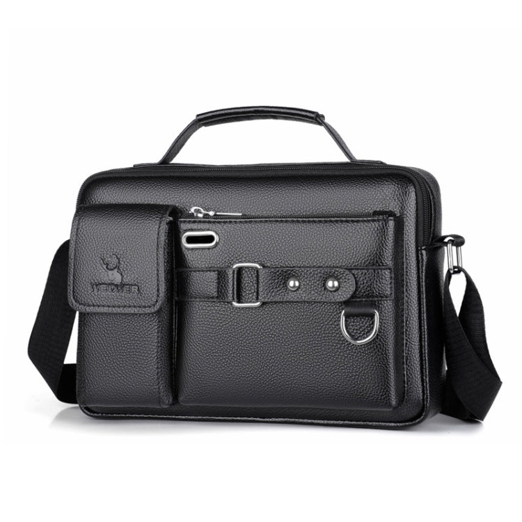 WEIXIER D235 Borsa a tracolla da uomo portatile in pelle PU
