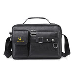 WEIXIER D235 Borsa a tracolla da uomo portatile in pelle PU