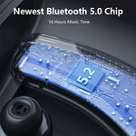 Cuffie Bluetooth V9S con cancellazione rumore e display LED