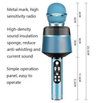 Microfono wireless Bluetooth Q008 con condensatore