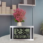 Orologio da parete LCD a grande schermo Sveglia elettronica minimalista, Large Screen LCD